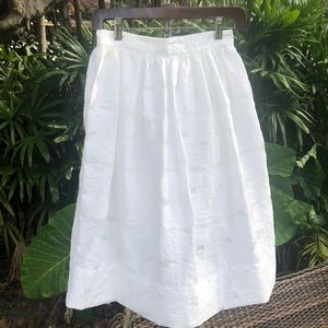 NEW TOPSHOP White floral skirt , Sz 4 (Euro 36)